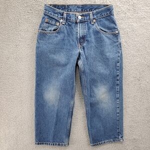 Levis 550 Relaxed Fit Jeans Boys Size 27x21 Husky